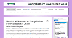 Desktop Screenshot of bayerischer-wald-evangelisch.de